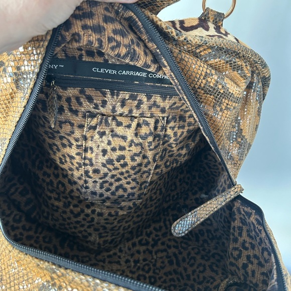 🔥Calf hair leopard and snakeskin bag - Picture 4 of 8